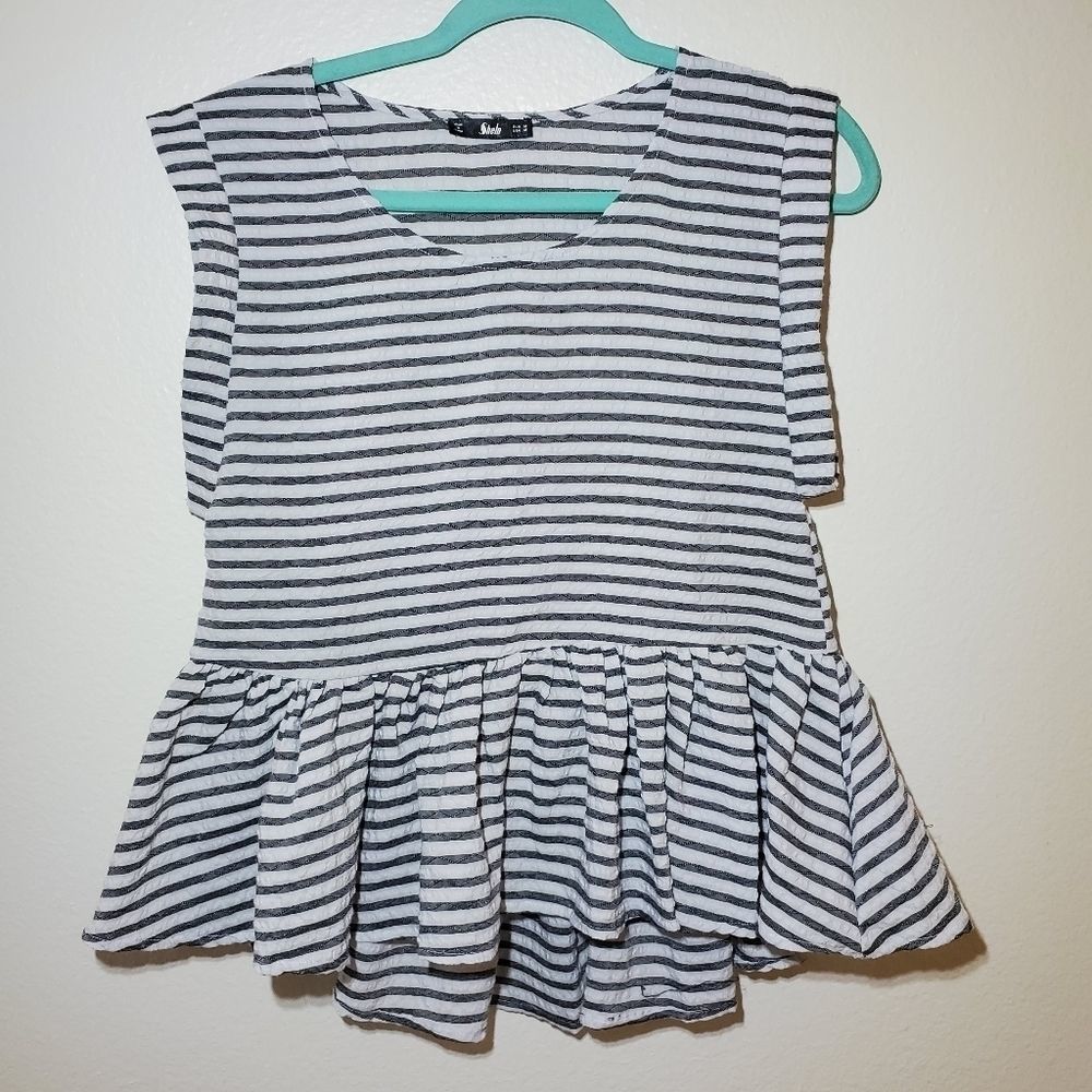 Shein peplum top M